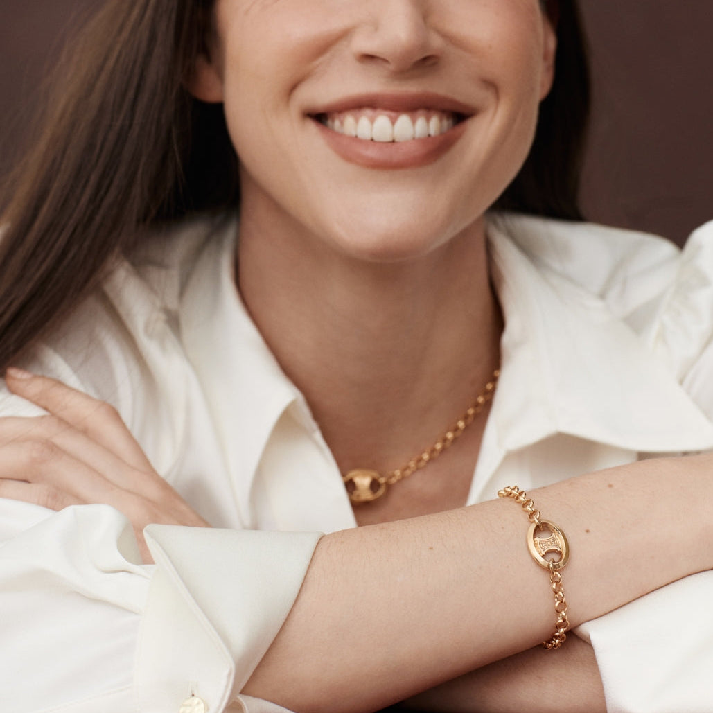 Gold Logo Bracelet