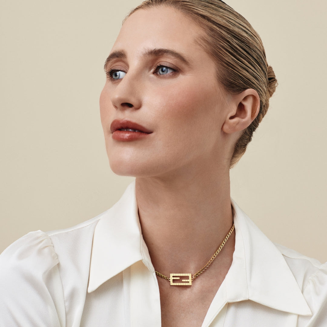 Gold Baguette Fine Cuban Choker