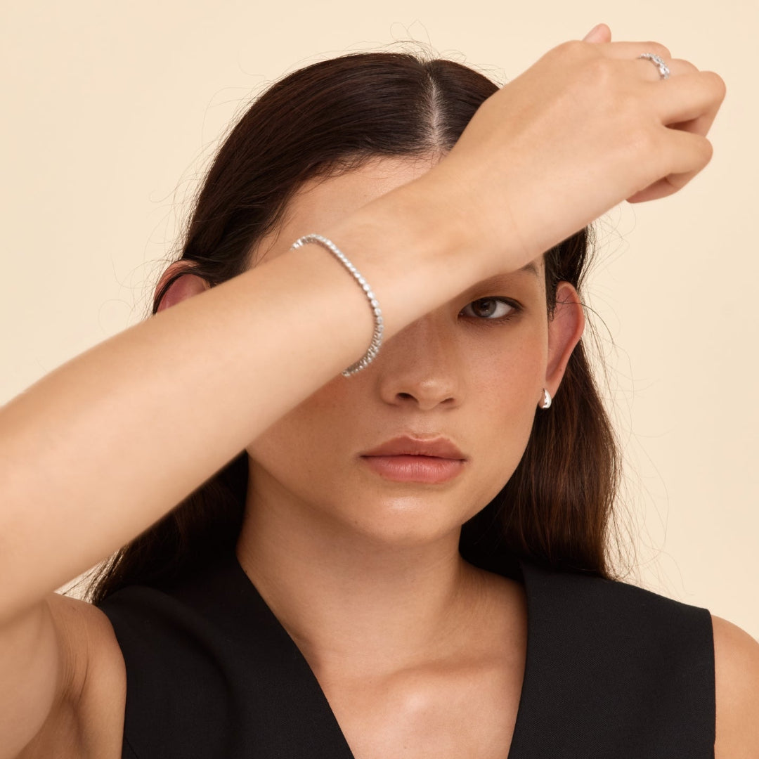 Silver Tennis Bracelet
