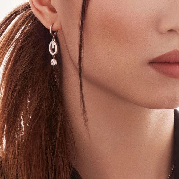 Repurposed Leather Earrings | Designer Earrings | Leather Designer Earrings | Upcycled Designer | Luxury Earrings