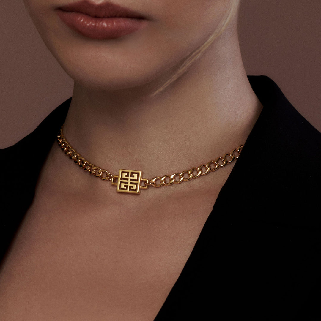 Square Logo Choker