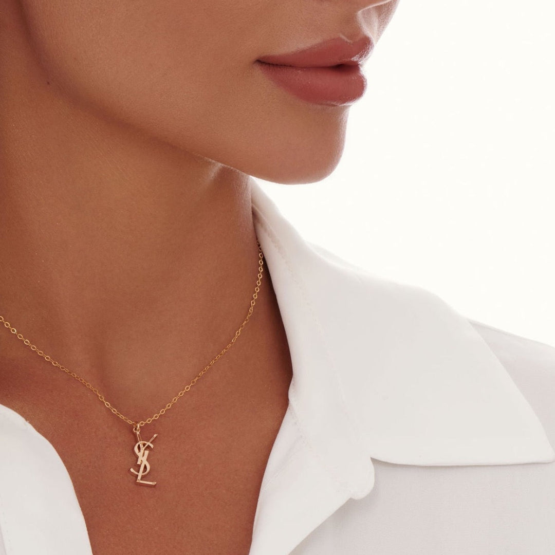 Gold Logo Necklace