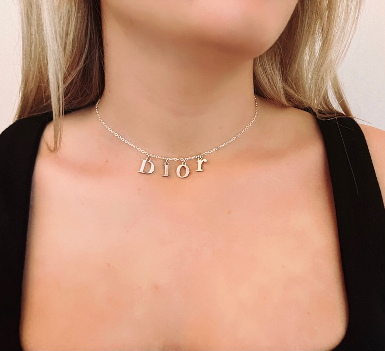 Silver Letter Necklace