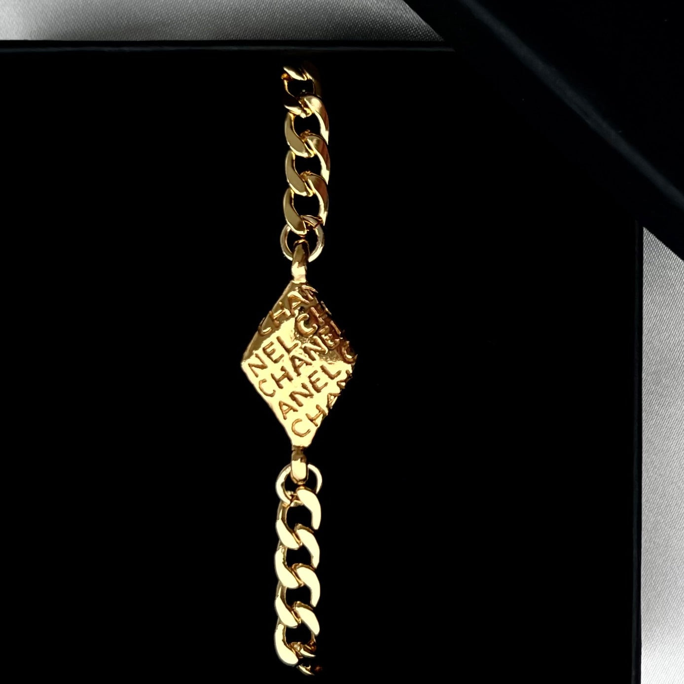 Gold Printed Cuban Bracelet