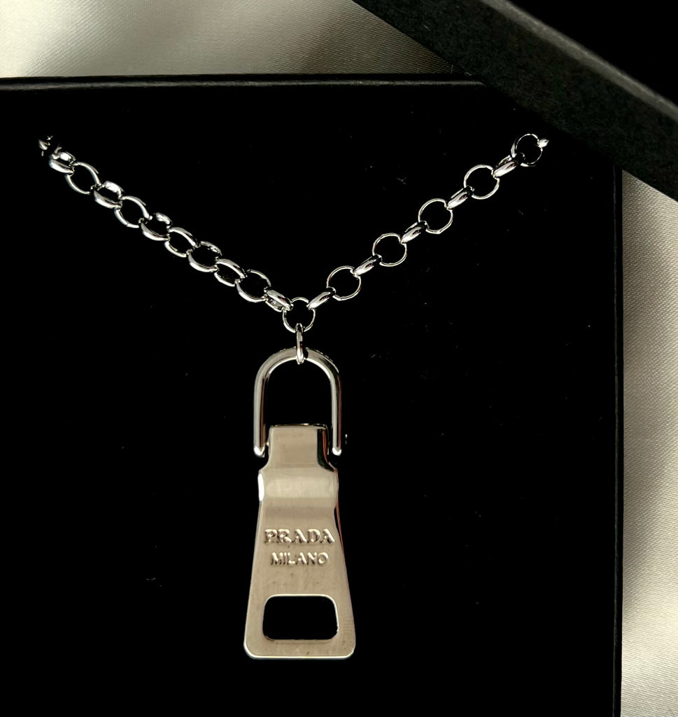 Louis Vuitton Reworked Vintage Chunky Padlock Necklace